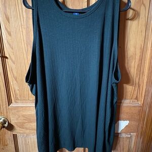 Old Navy Black Ribbed Tank Top